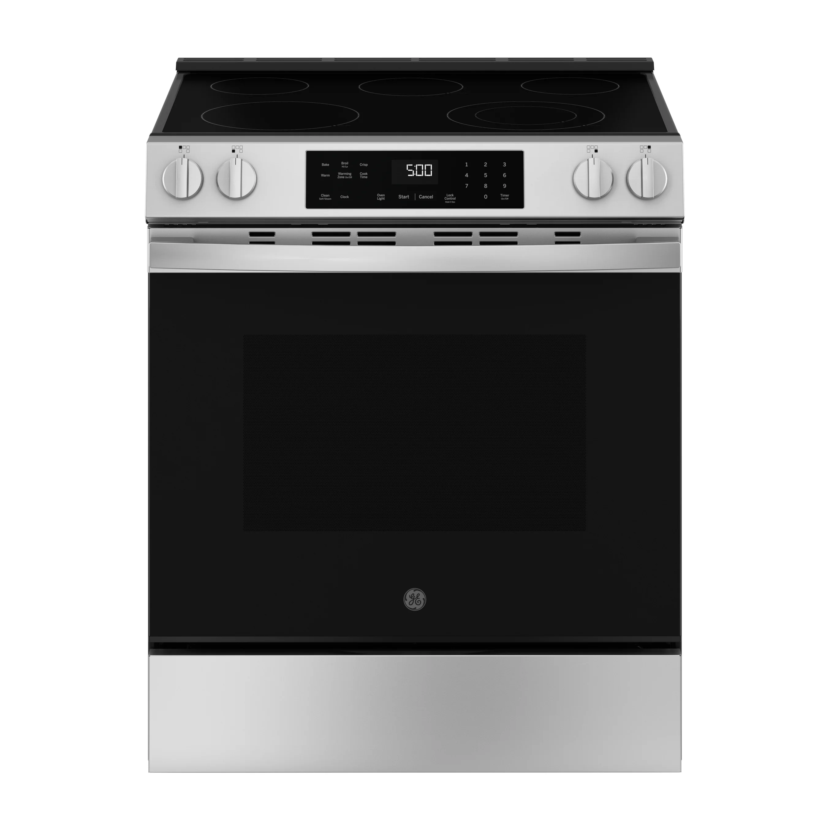 GE® ENERGY STAR® 30" Slide-In Electric Range with Crisp Mode