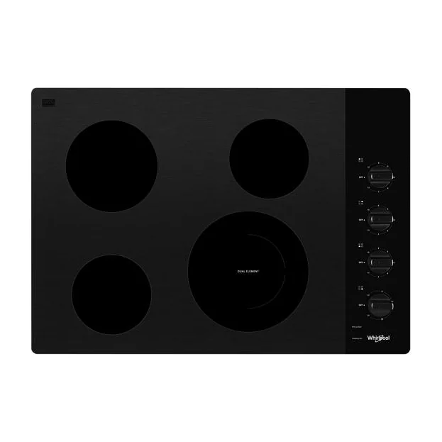 30-inch Electric Ceramic Glass Cooktop with Dual Radiant Element