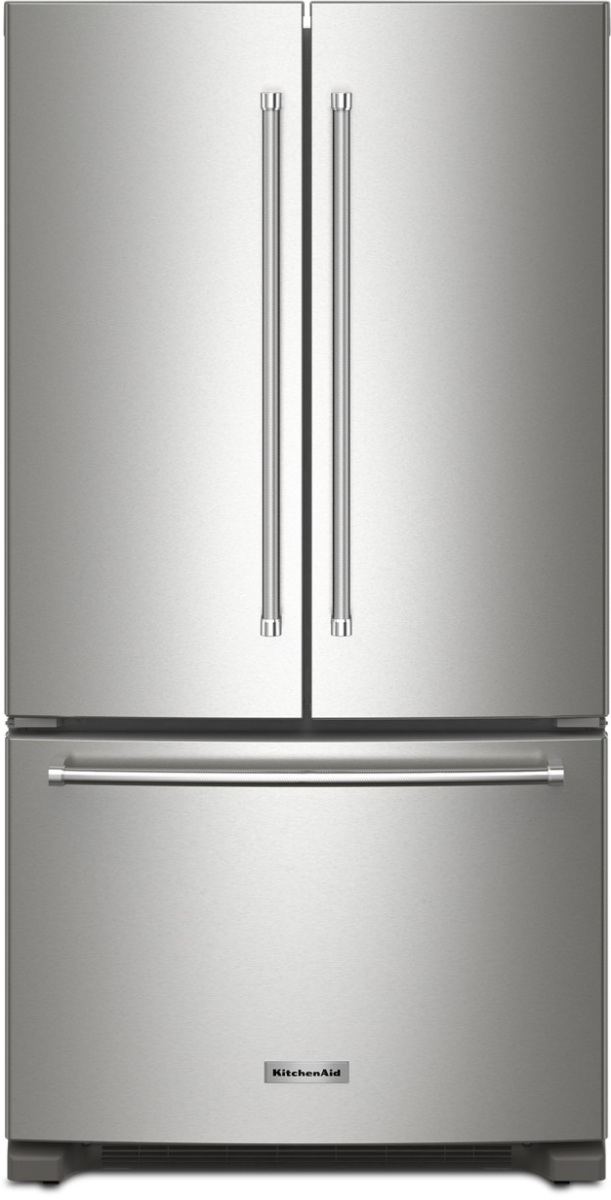 KitchenAid® 36 in. 20.0 Cu. Ft. PrintShield™ Stainless Steel Counter Depth French Door Refrigerator