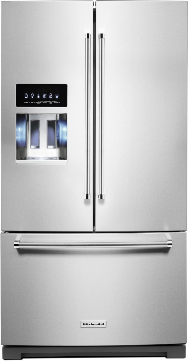 Scratch & Dent KitchenAid® 36" 20.6 Cu. Ft. Counter Depth Side-by-Side Refrigerator with PrintShield Finish