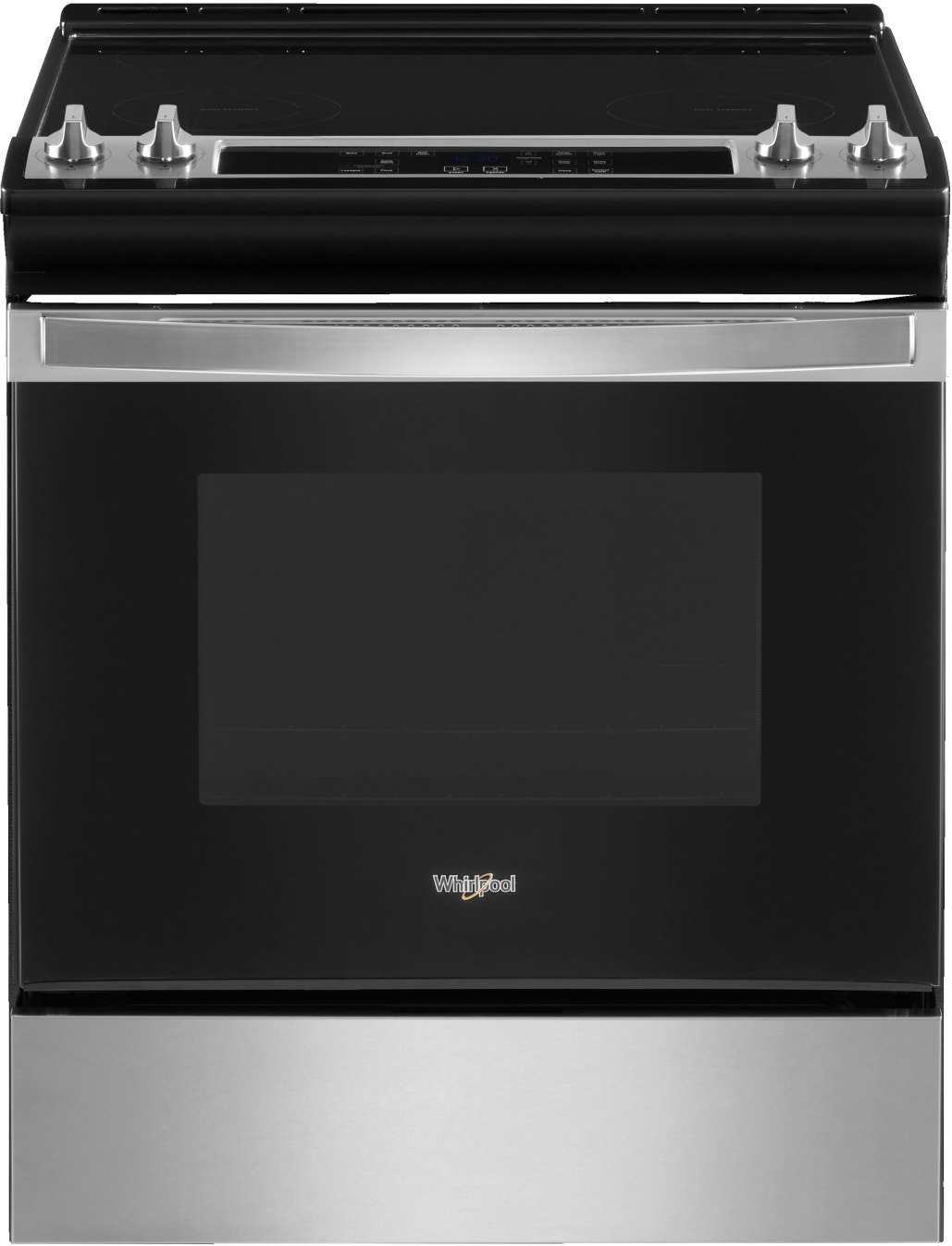 Whirlpool® 30" Stainless Steel Slide-In Electric Range