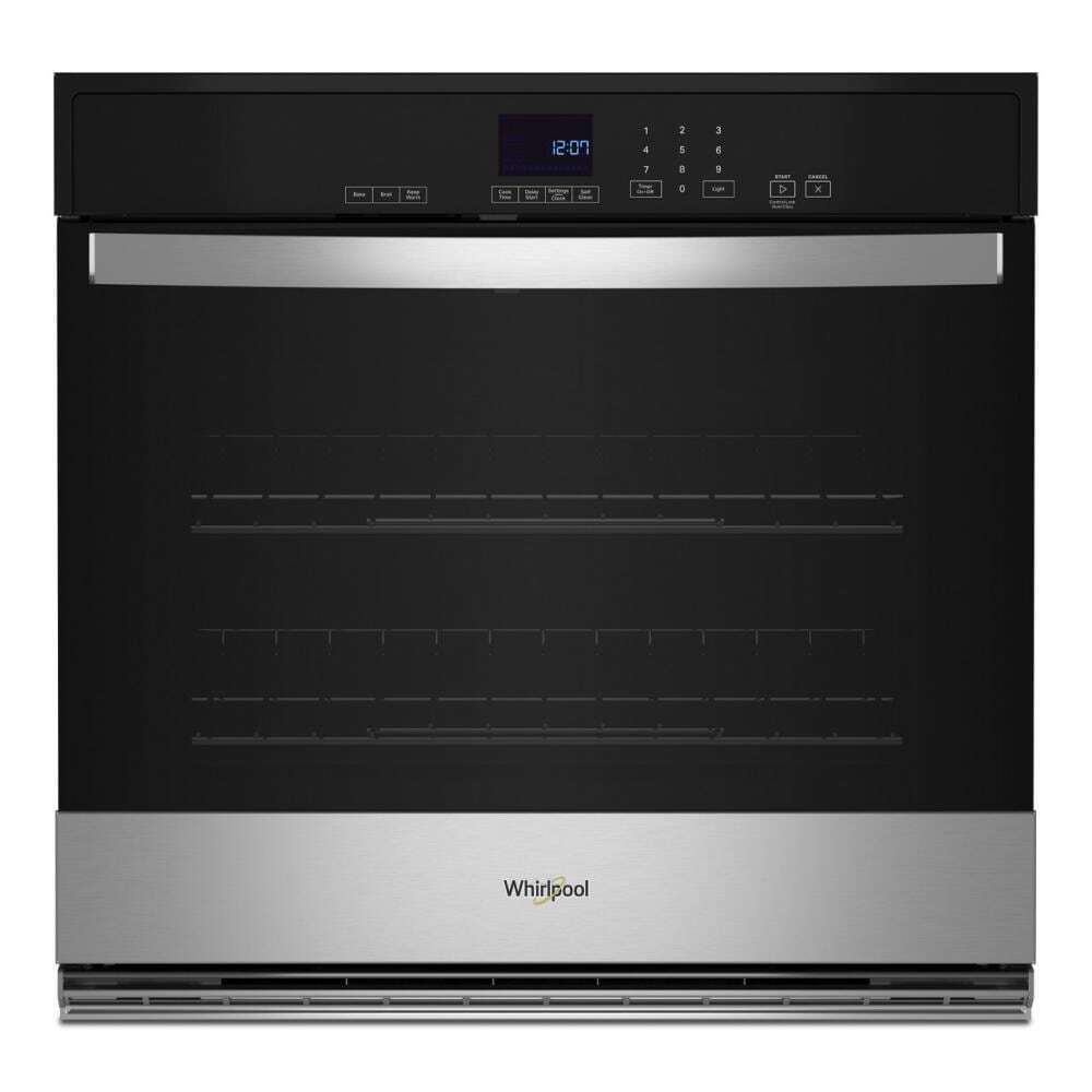 Scratch & Dent Whirlpool 30" Single Self-Cleaning Electric Wall Oven, 5.0 Cu. Ft., Stainless Steel