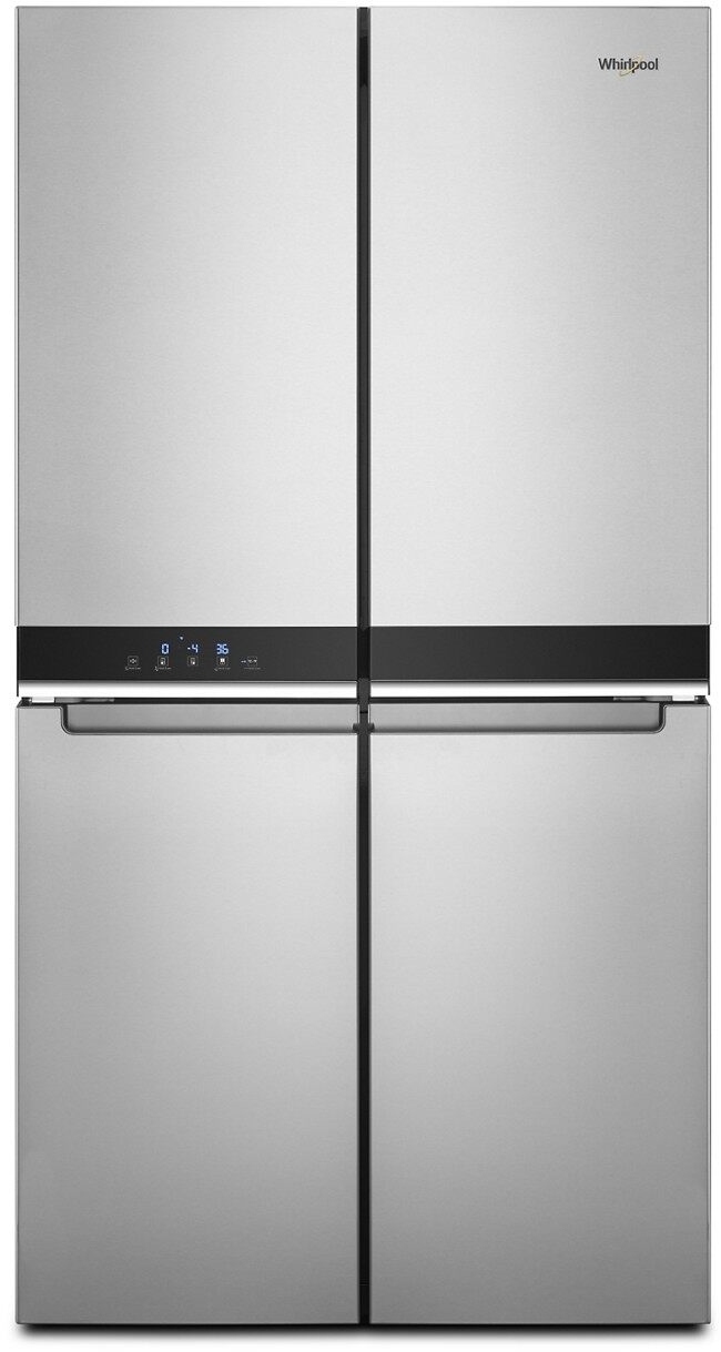 Scratch & Dent Whirlpool® 36" 19.4 Cu. Ft. Fingerprint Resistant Metallic Steel Counter Depth French Door Refrigerator