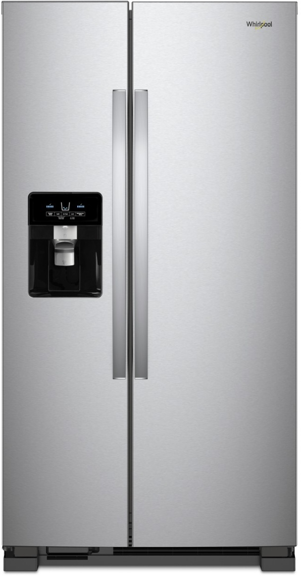 Whirlpool® 36" 24.6 Cu. Ft. Fingerprint Resistant Stainless Steel Side-by-Side Refrigerator