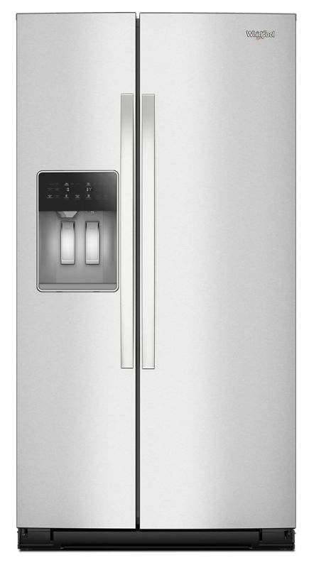 Scratch & Dent Whirlpool® 36 in. 20.9 Cu. Ft. Fingerprint Resistant Stainless Steel Counter Depth Side-by-Side Refrigerator